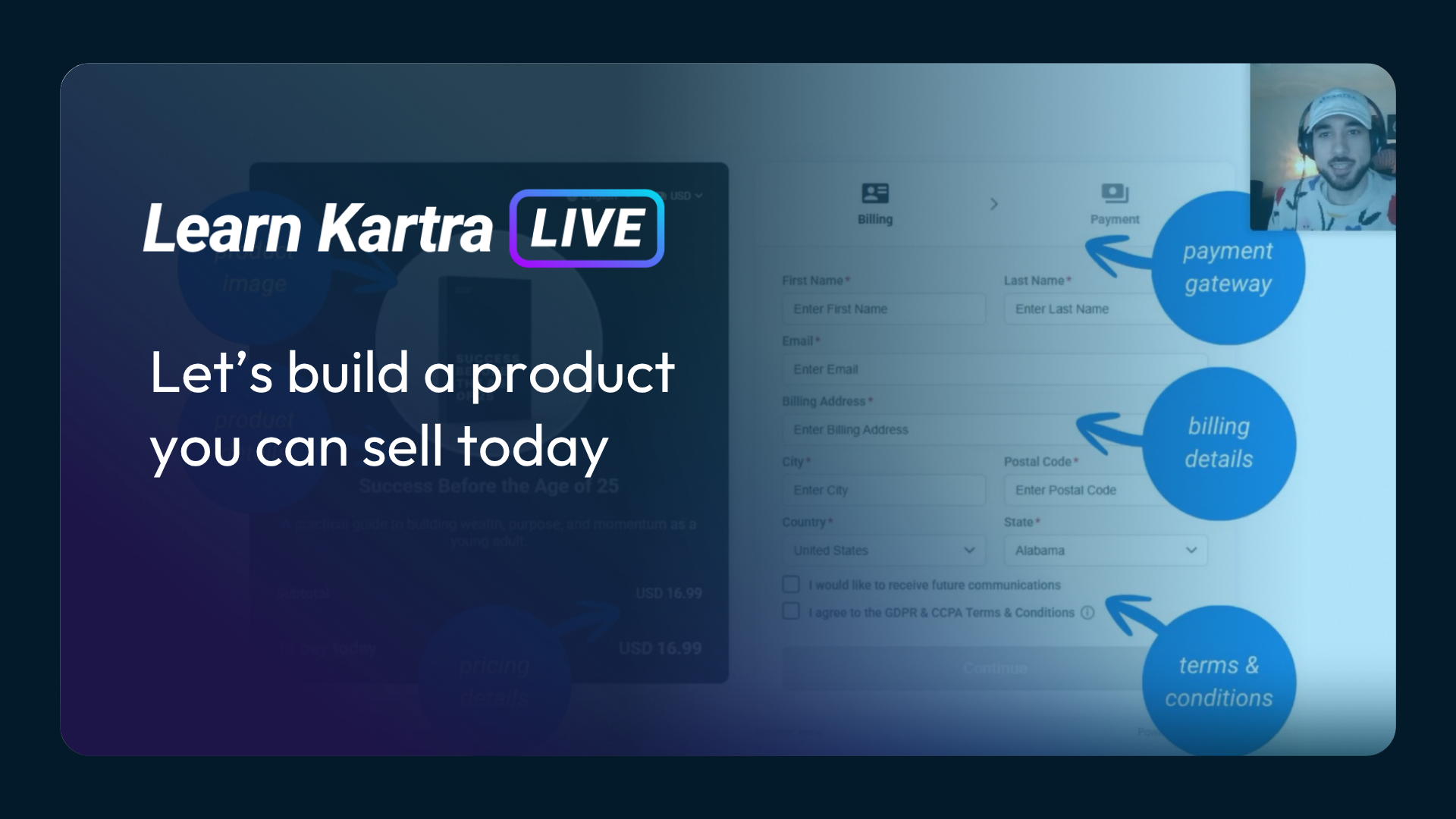 Learn Kartra Live: Let's build a product you can sell today